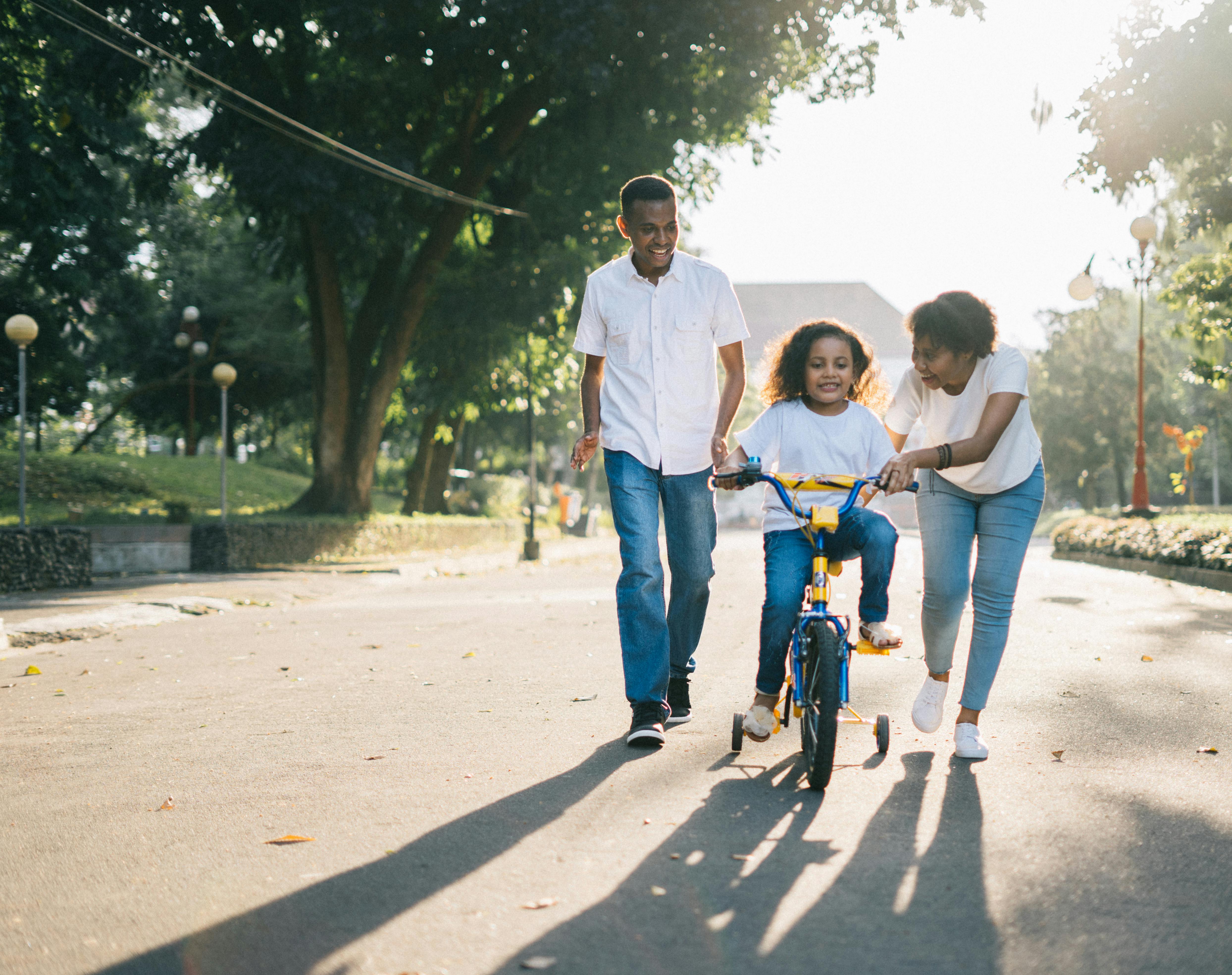 Happy family enjoying health coverage
